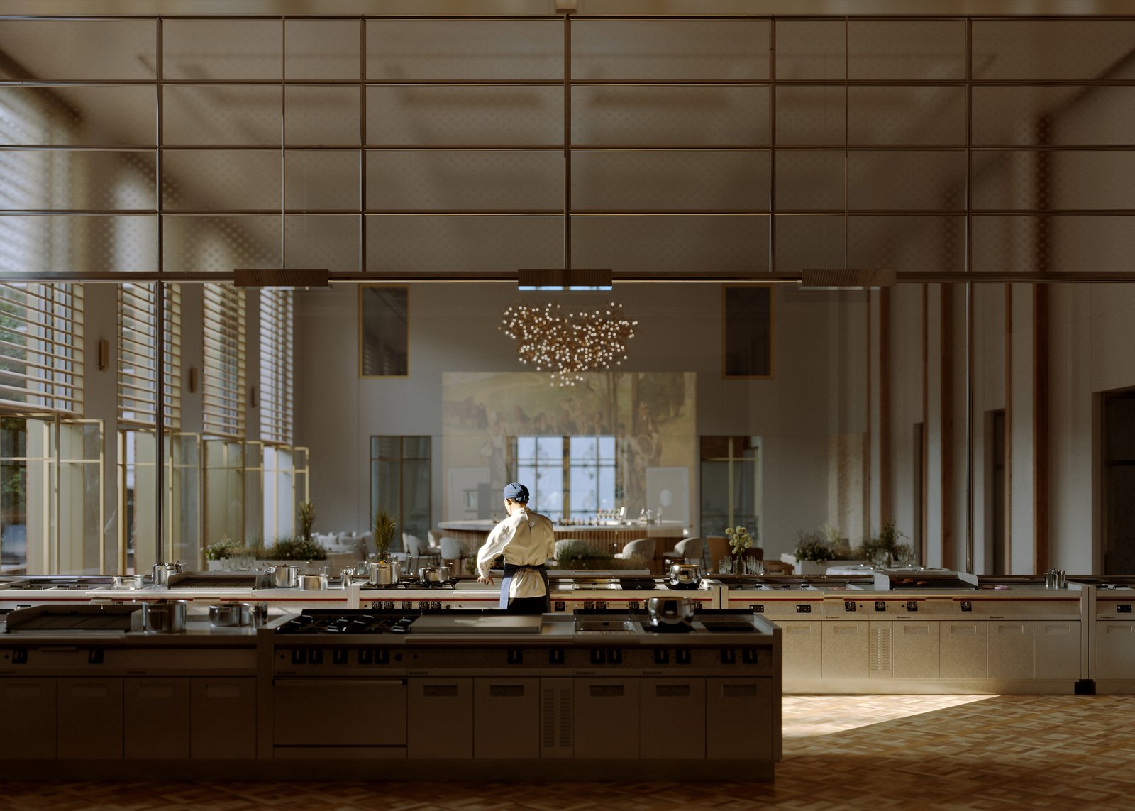 Triptyque — visualisation architecturale par Victor Deplus