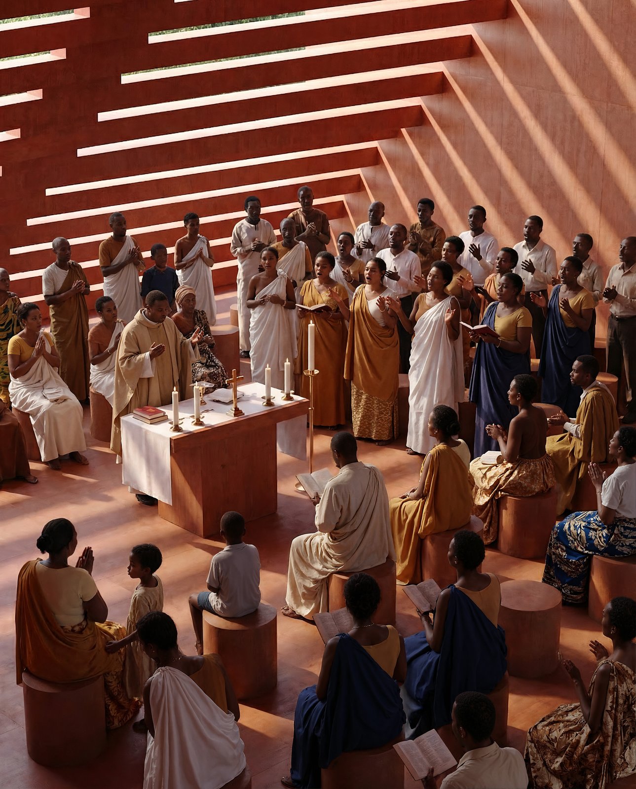 Paola Zatti & Victor Deplus, Rwanda Chapel — visualisation architecturale par Victor Deplus